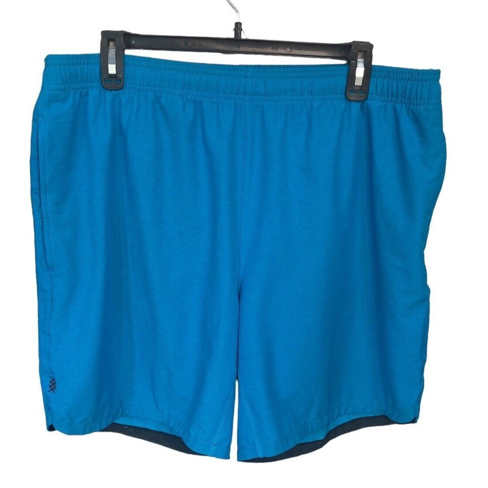 Rhône Mens Shorts 7” Size‎ XL Blue Elastic Waist